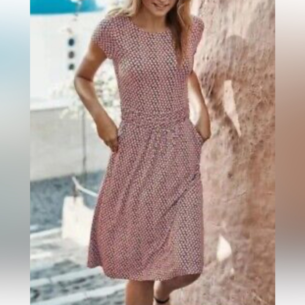 BODEN Amelie Jersey Dress SZ 6L